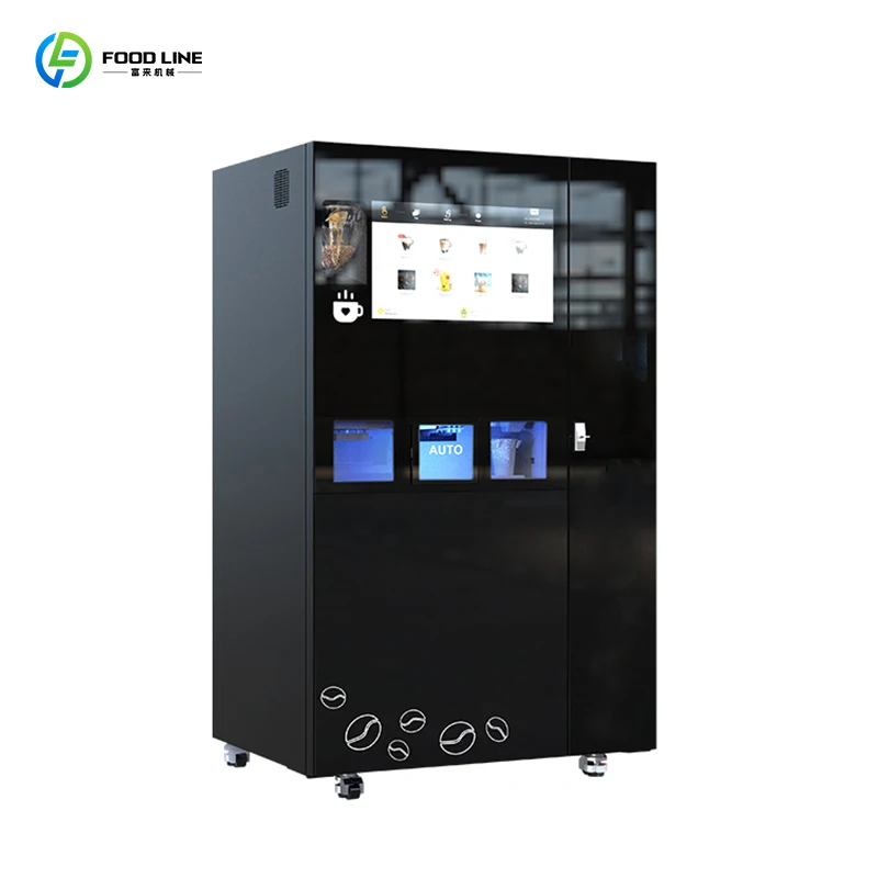 Customized size Touch screen coffee vending machine coffee ice machine vending machine