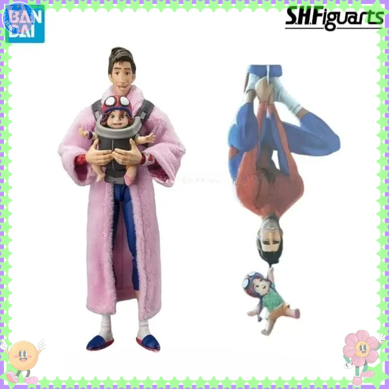 

Bandai Original SHFiguarts SHF Peter B Parker Mayday Parker Spider Man Across The Spider Verse Anime Series