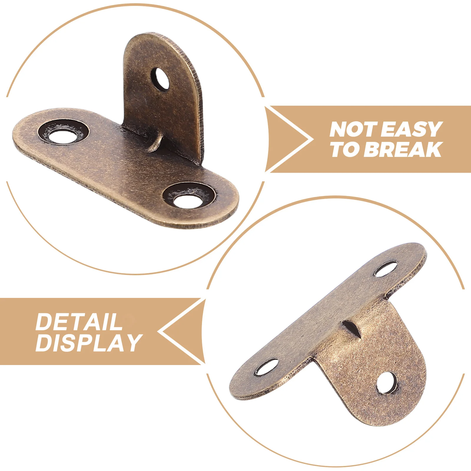 Right Angle Connector 90 Degree Metal L-Shaped Corner Brace Bracket Joint for Furniture Frame Support Structural Reinforcement