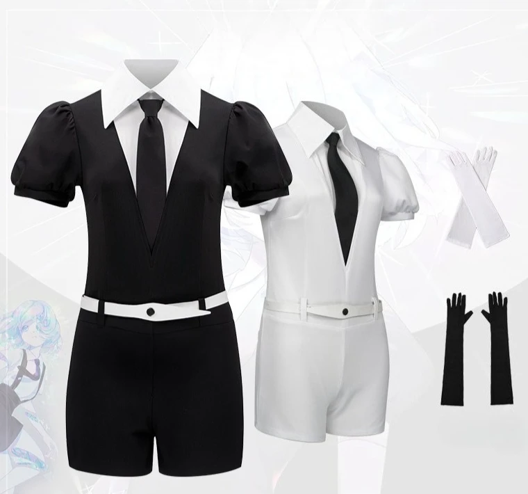 

Anime Land of The Lustrous Diamond Houseki Phosphophyllite Cosplay Costume Playsuit Outfits Uniforms Suits for Women Halloween