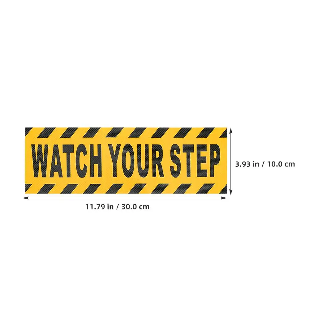 Adesivi antiscivolo Indicatori di sicurezza per pavimenti Applique Segni di messaggi Avviso in PVC Avviso ufficio
