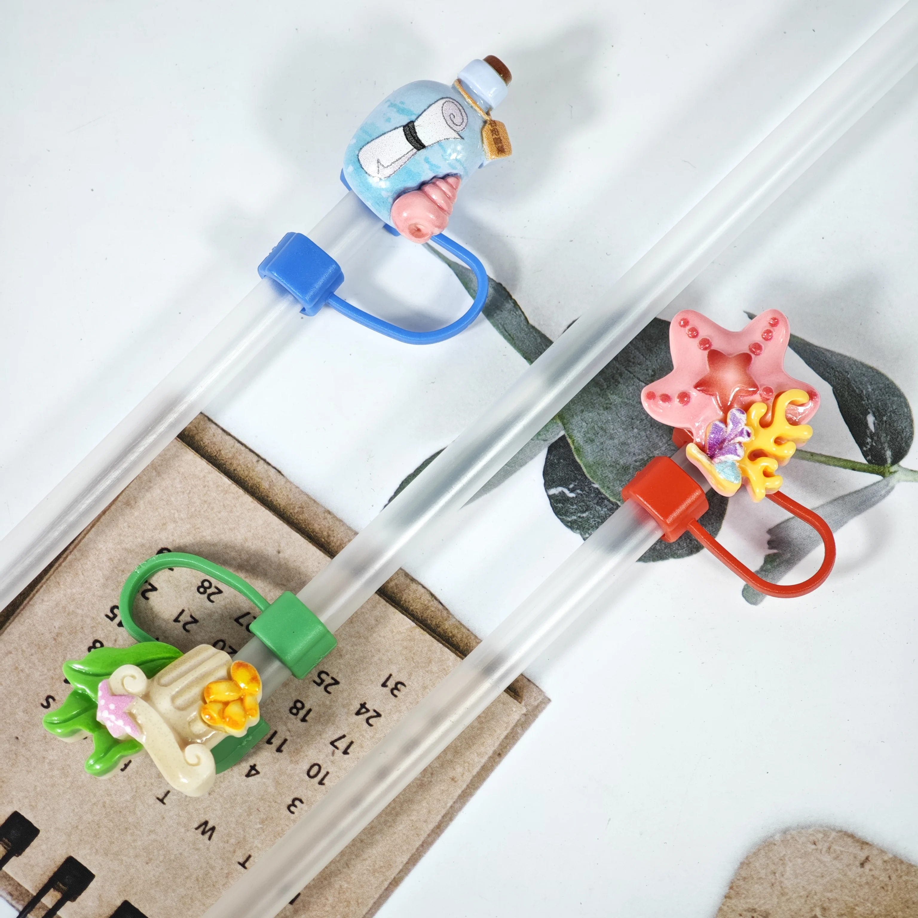 New Underwater World Straw Cap Protective Case