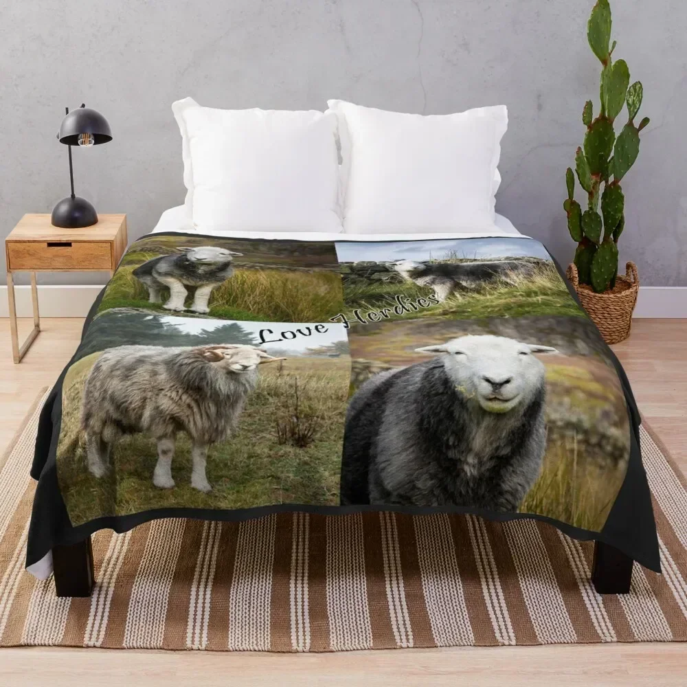 

Love Herdies Throw Blanket