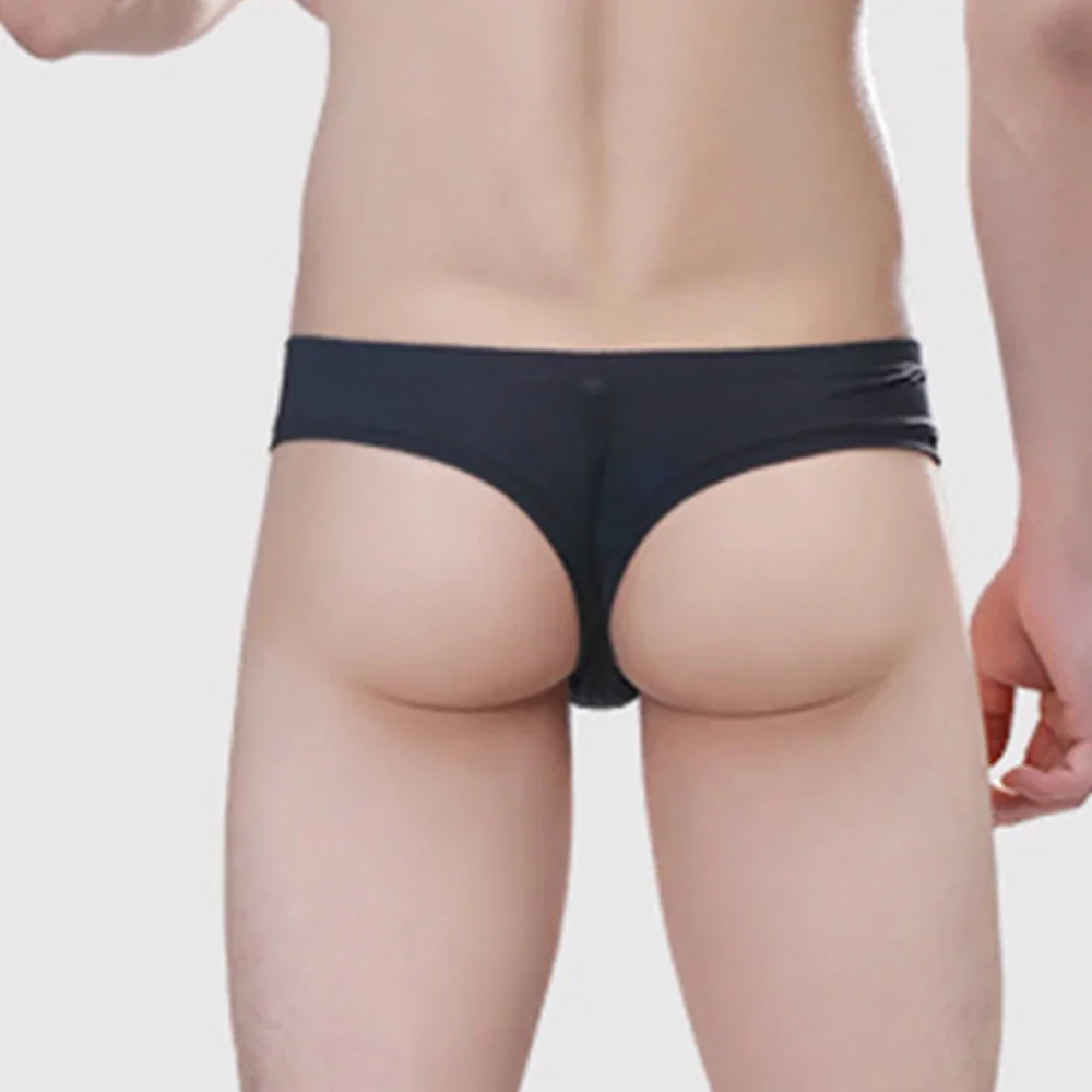 Brand New Underwear Mens Panties Sexy T-Back Briefs Breathable Convex Pouch Underpants Erotic Lingerie Gays Clothes