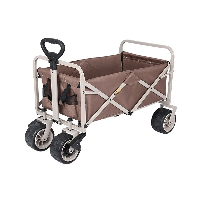 Outdoor camping equipment carts, folding camping carts, picnic trips, camping carts