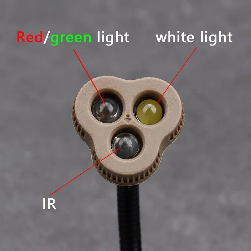 Luz estroboscópica para casco táctico Airsoft Mpls, 3 modos, luces LED para casco rápido militar, lámpara de seguridad para caza y supervivencia