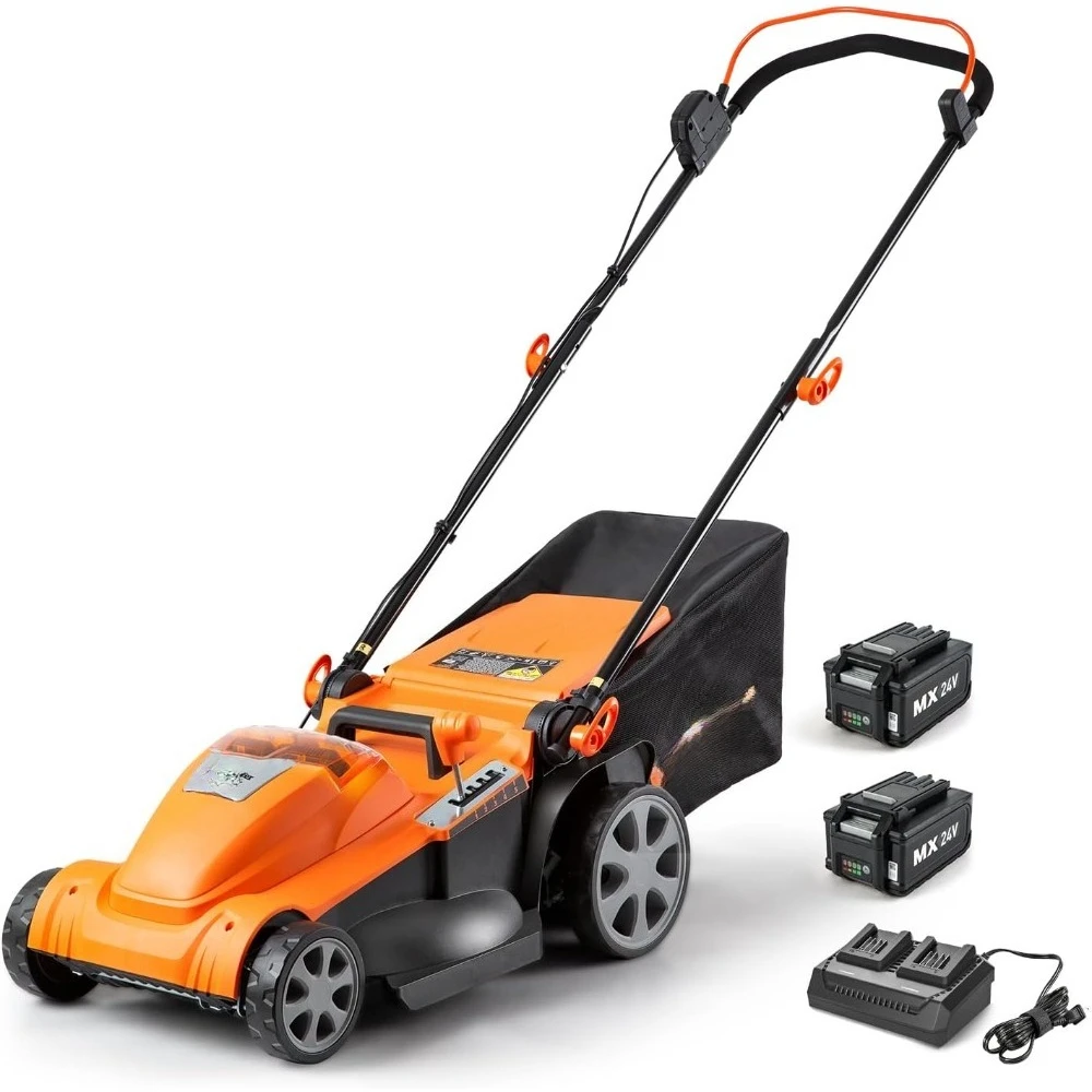CLMF4817E 48V MAX* Brushless Mower with 2X24V MAX* 4.0Ah Battery and A Dual Charger,Walk-Behind Lawn Mowers