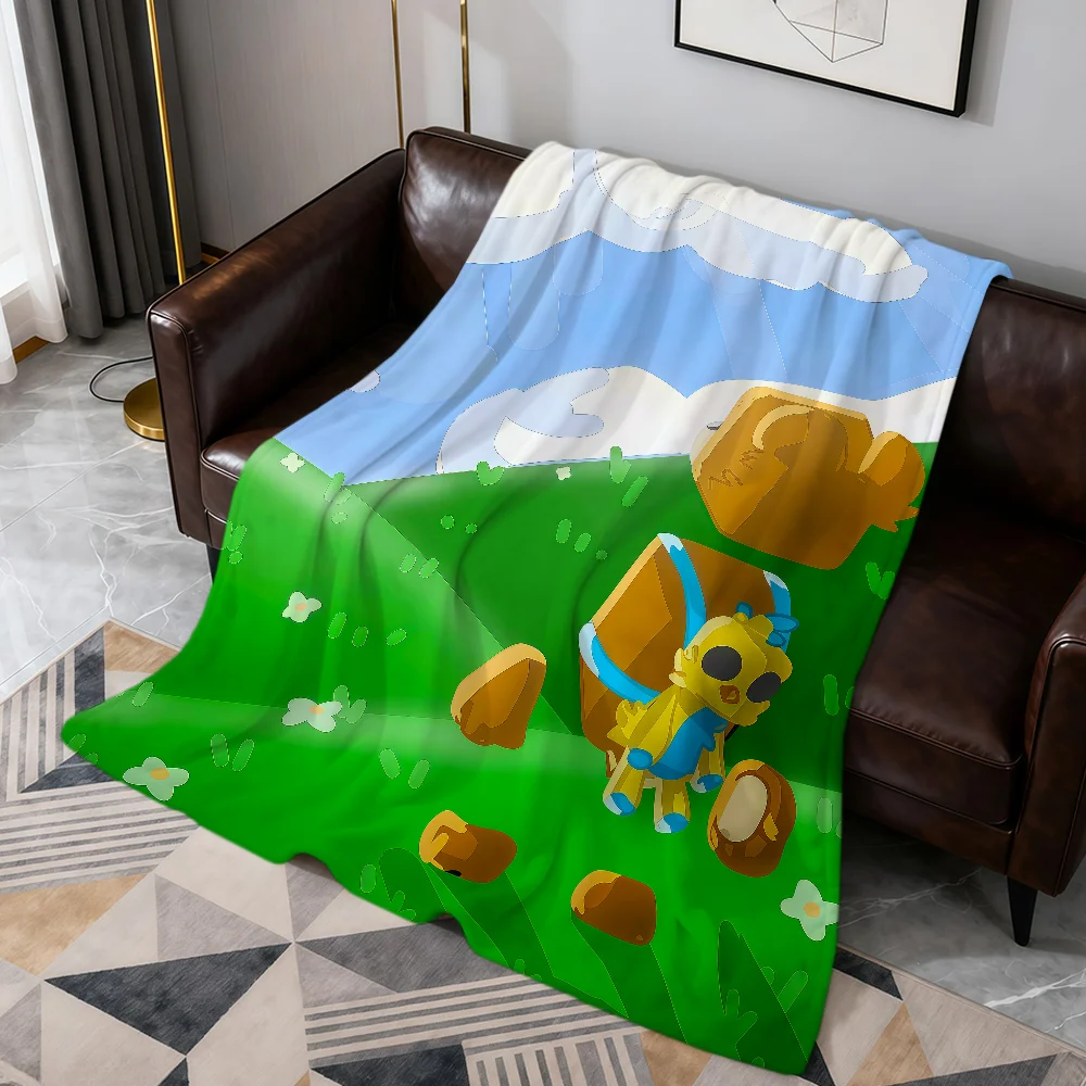Bear soft warm plush blanket dorm sofa living room pet hogar game S-Super funny bedroom gift cute A-Adventure nap home Flannel