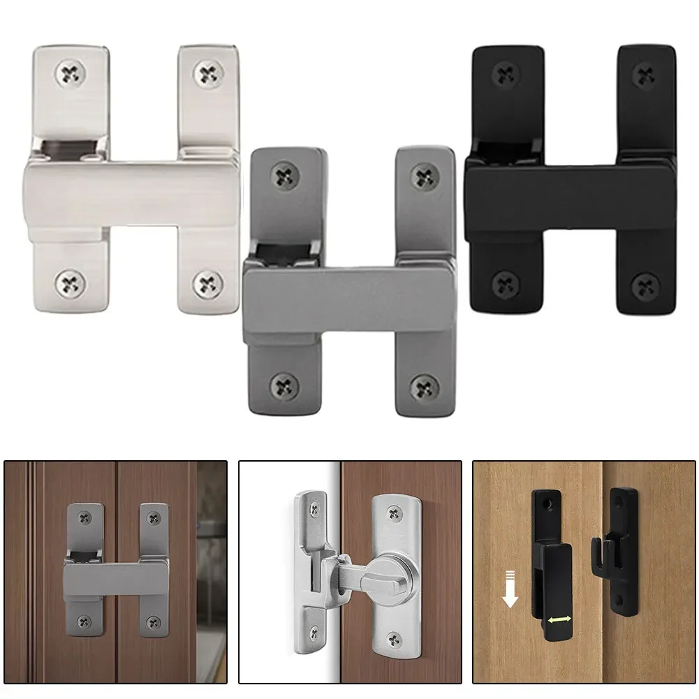 Luminous Door Latch Adjustable Stainless Steel Lock For Sliding Doors For Windows Cabinets Secure Night Finish 80x16mm