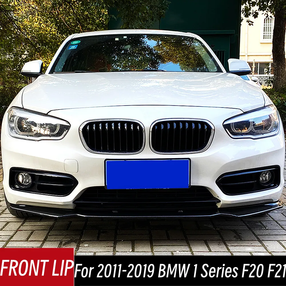 

For 2011-2019 BMW 1 Series F20 F21 116i 118i 120i Bodykit Car Front Bumper Lip Spoiler Splitter Car Exterior Tuning Accessories