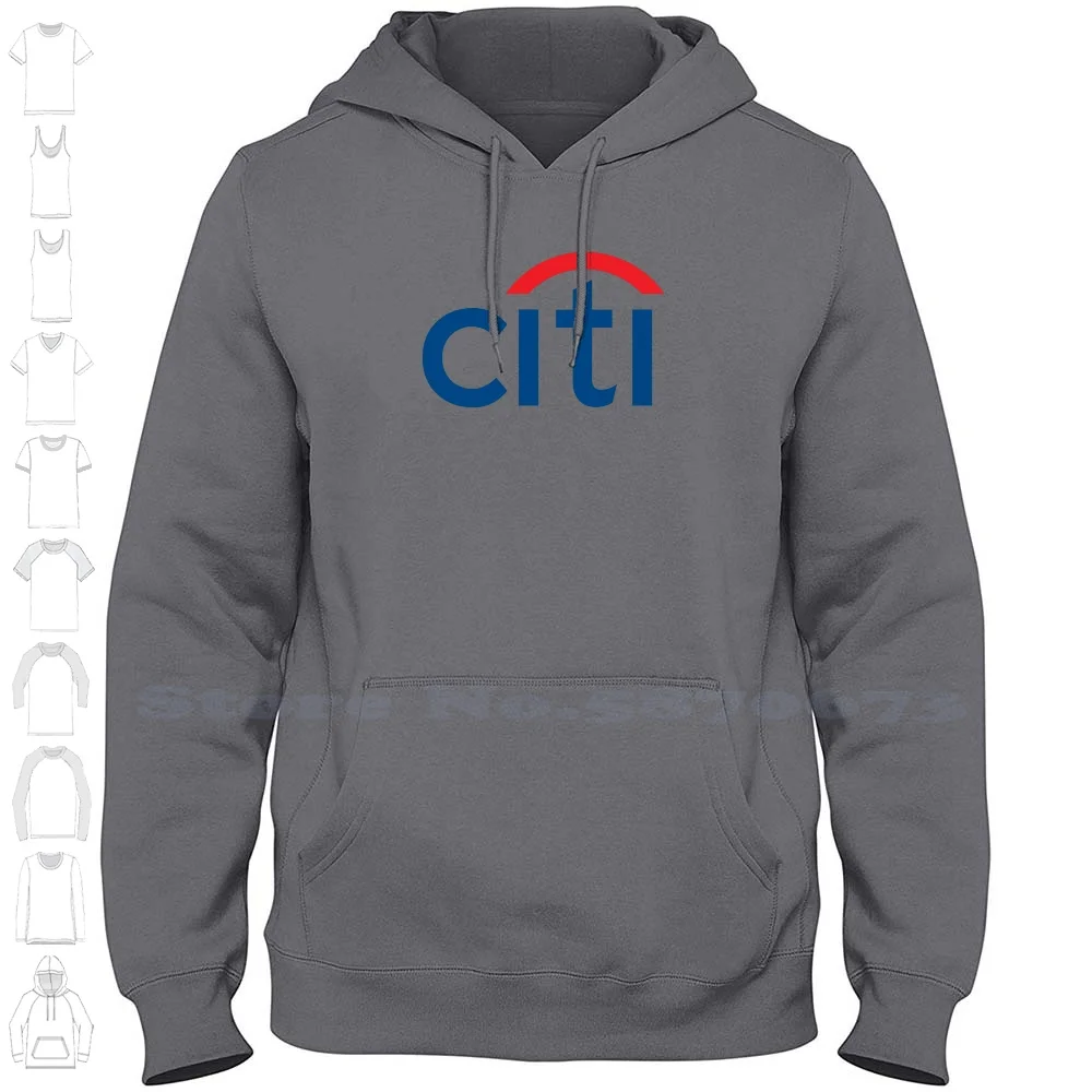 Citi Logo High-quality Hoodie 100% Cotton Sweatshirt