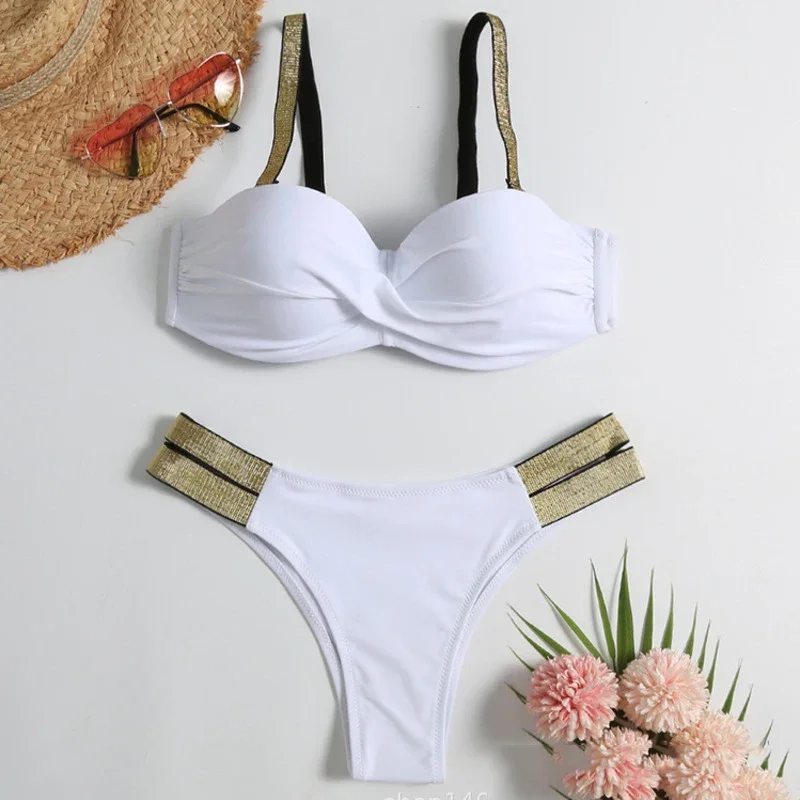 Bikinis sexis de verano, trajes de baño Push Up, traje de baño para mujer, ropa de baño para playa, trajes de baño, conjunto de Bikini brasileño, bañista para piscina