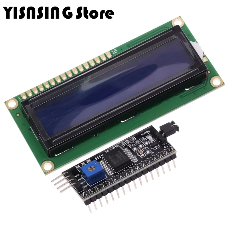 1602 16x2 HD44780 For Arduino Character LCD /w IIC/I2C Serial Interface Adapter Module