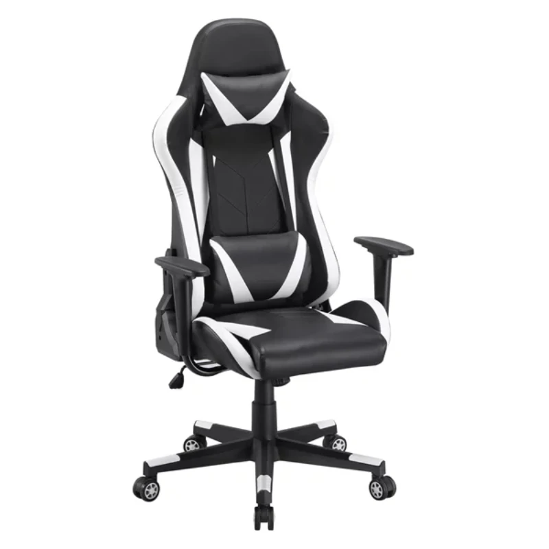 SmileMart Executive Adjustable High Back Faux Leather Swivel Gaming Chair