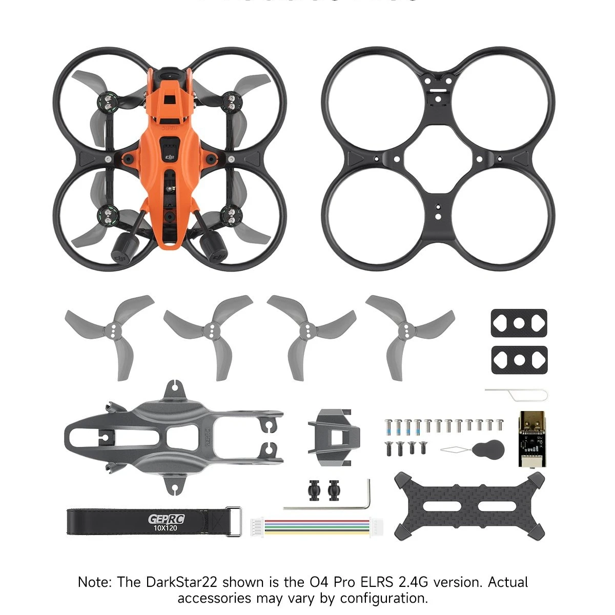 

GEPRC DarkStar22 O4 Pro CineWhoop Квадрокоптер FPV Дрон