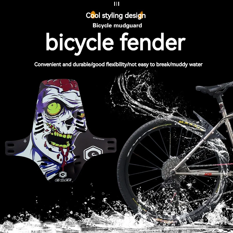 Street Style Front and Rear Bicycle Mudguards Universal Road Bike Splash Guard Durable Cycling Protective Accessories