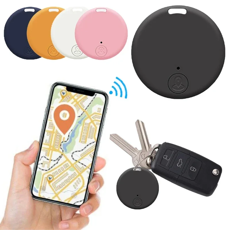 Mini GPS Locator Tracker Air tag Tracking Anti-Lost Device Locator Tracer For Pet Dog Cat Kids Car Wallet Key Collar Accessories