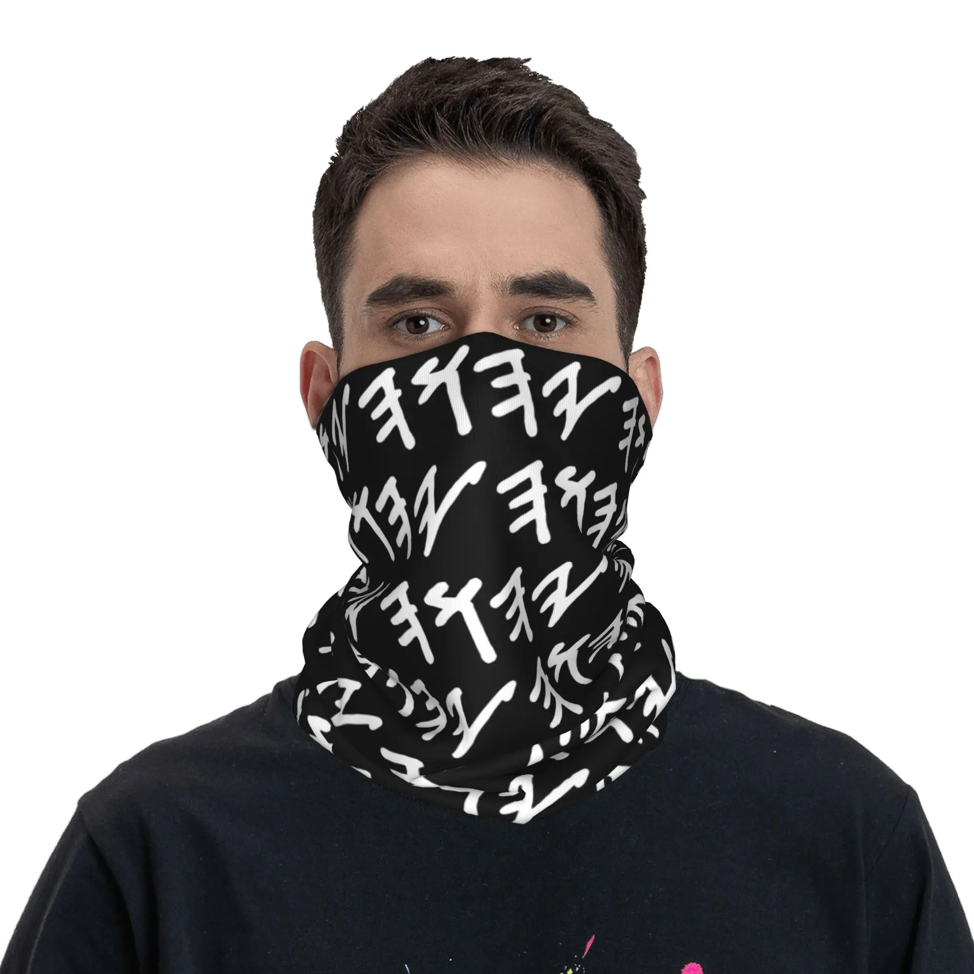 Old Hebrew Name of God Yahuah   Bandana Neck Gaiter Printed Mask Scarf Cycling Scarf Outdoor Sports For Men Women Adult Winter