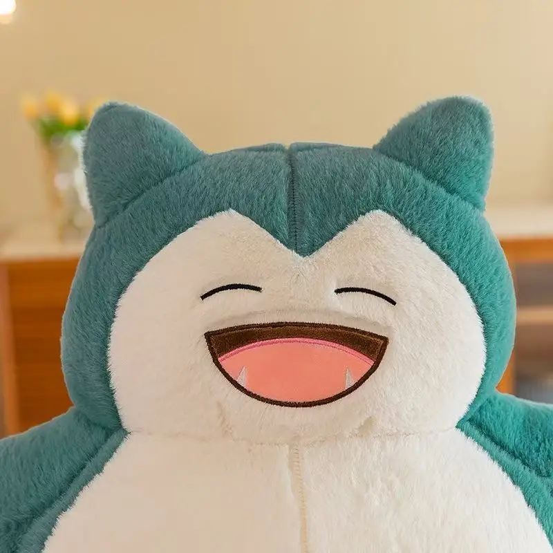 35cm Pokemon Snorlax Plush Toy Cute Sleeping Stuffed Animal Soft Kawaii Anime Doll Big Belly Hugging Pillow Christmas Gift Kids - view 4