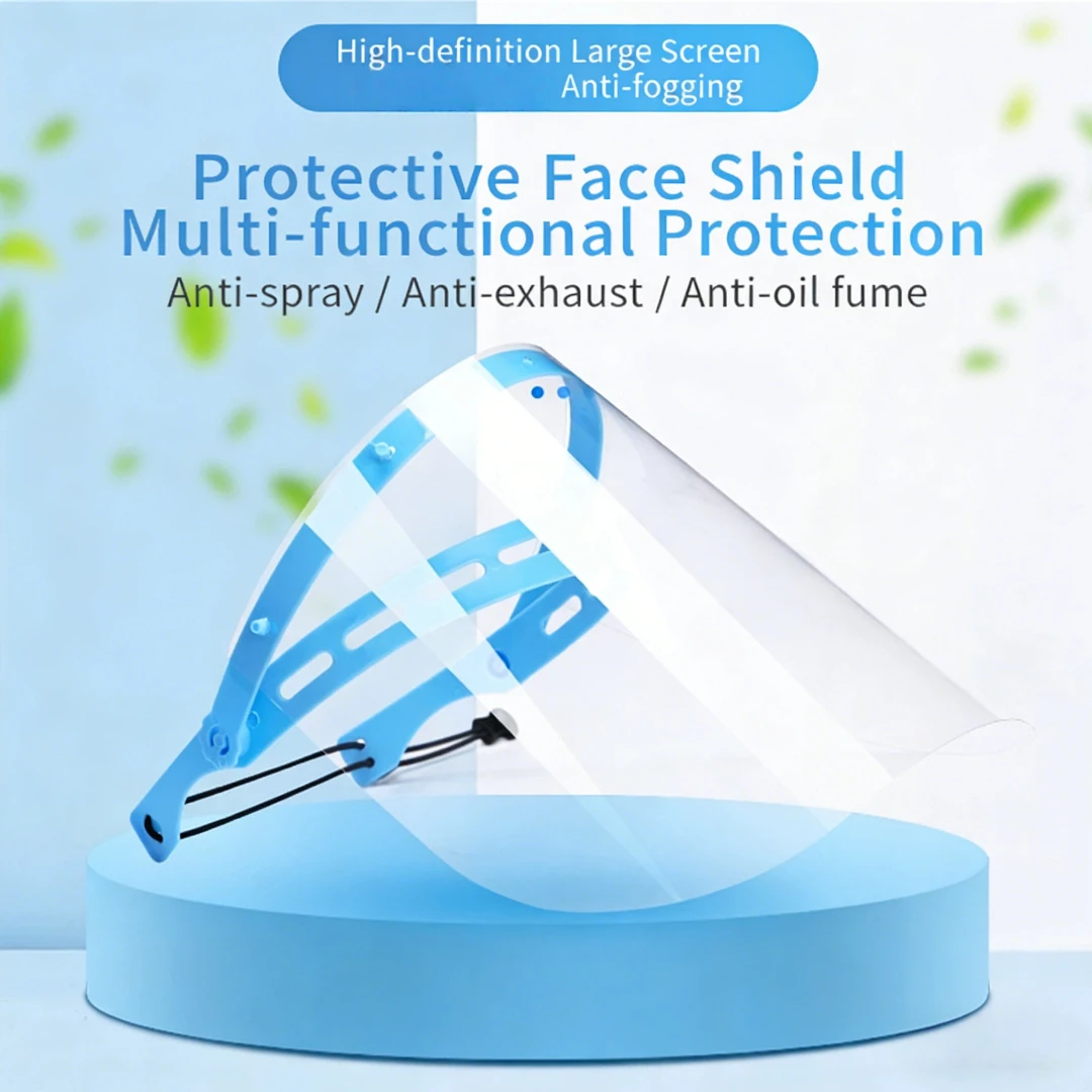 

5/10Pcs Dental Protective Face Shield 10/5Pcs Detachable Face Shield 1 shelf Anti-Fog Dustproof Replacement Mask