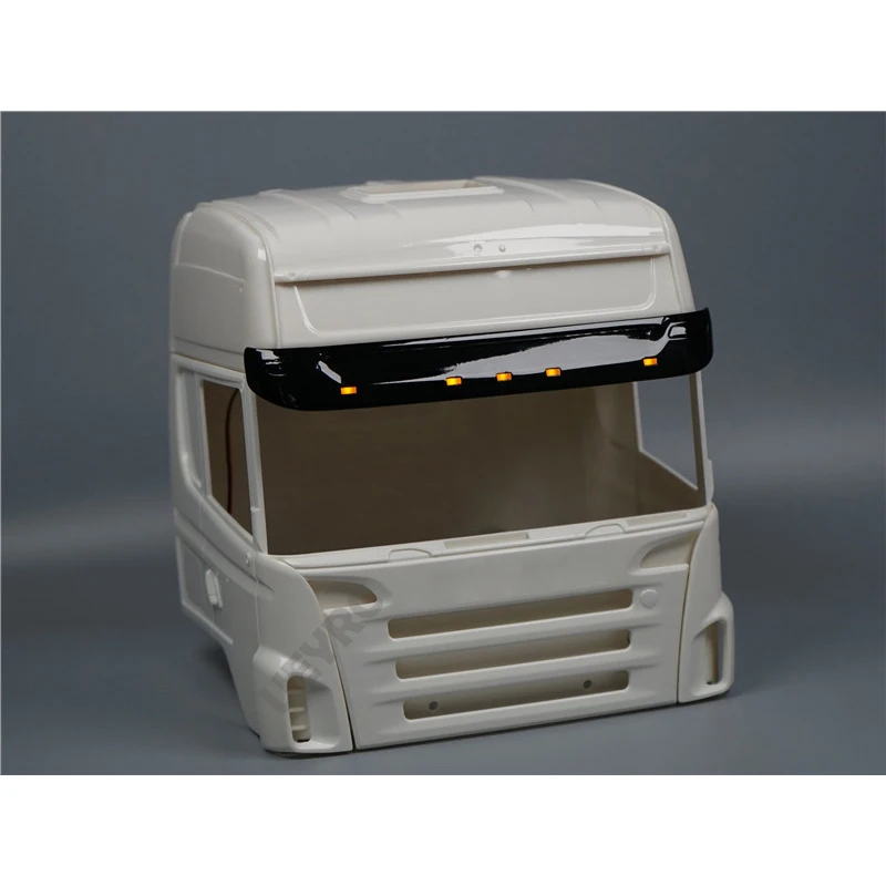 LED Simulazione Visiera Parasole Luce Tetto Faretto per 1/14 Tamiya RC Camion Ribaltabile SCANIA R620 R470 R730 Accessori Auto