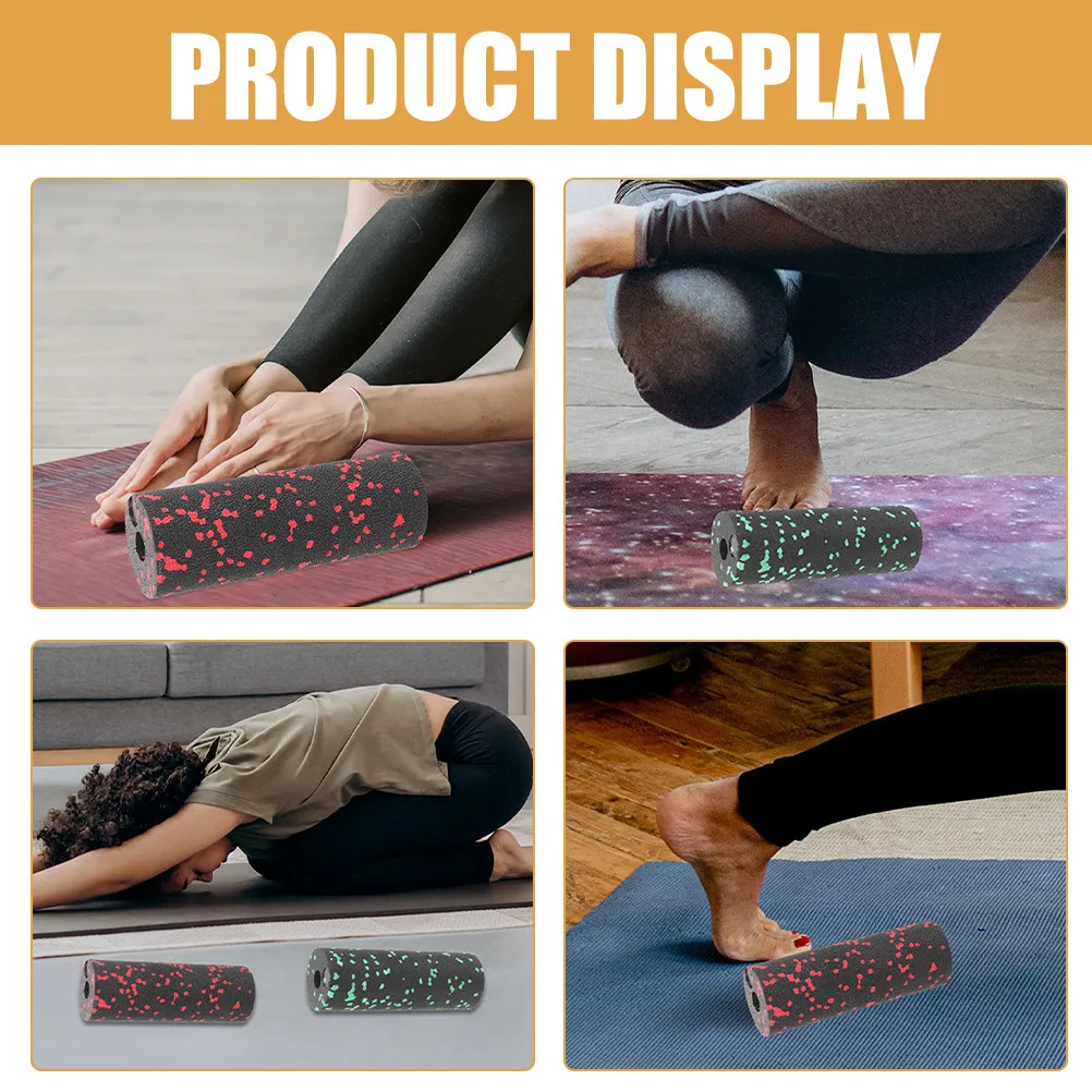 4Pcs Lightweight Yoga Column Roller for Back Massage Core Strength Flexibility Training Body Rolling Massager Household Muscle