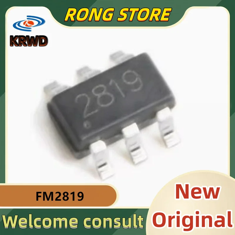 (50PCS) FM2819 New and Original Chip IC FM2819 2819 SOT-23-6 Led Miner's lamp control IC chip