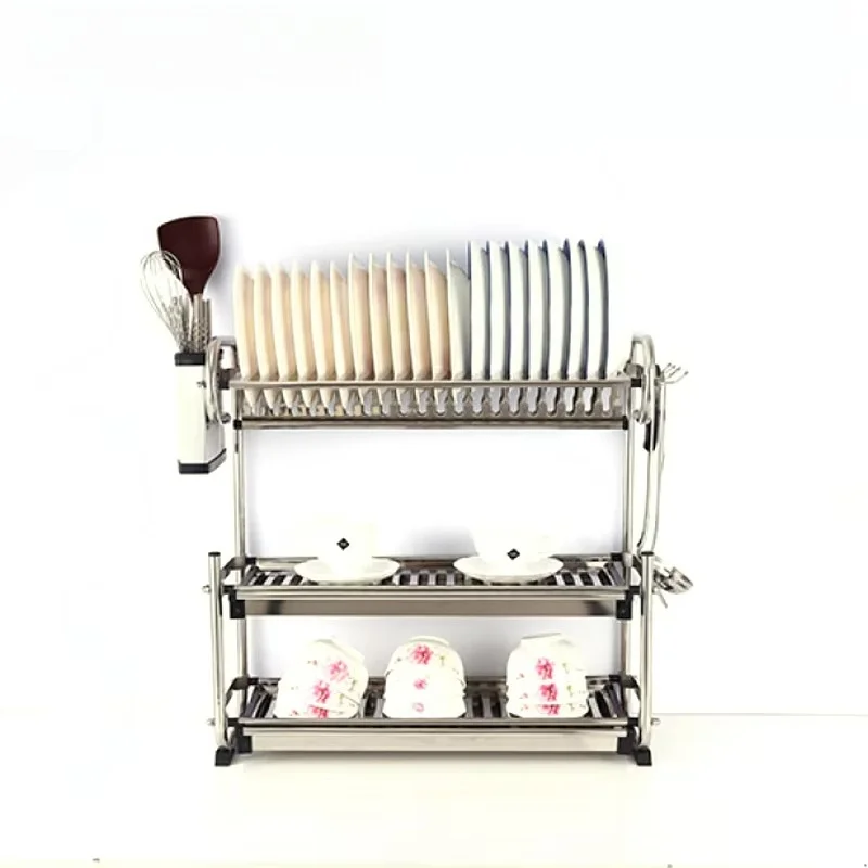 

Кухонные аксессуары для хранения полки, держатель для посуды с полипропиленовым сливом