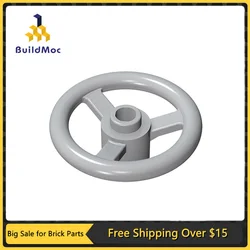 10Pcs MOC Parts 2819 High-Tech Steering Wheel Small 3 Studs Diameter Compatible Bricks DIY Building Blocks Particle Kid Toy Gift