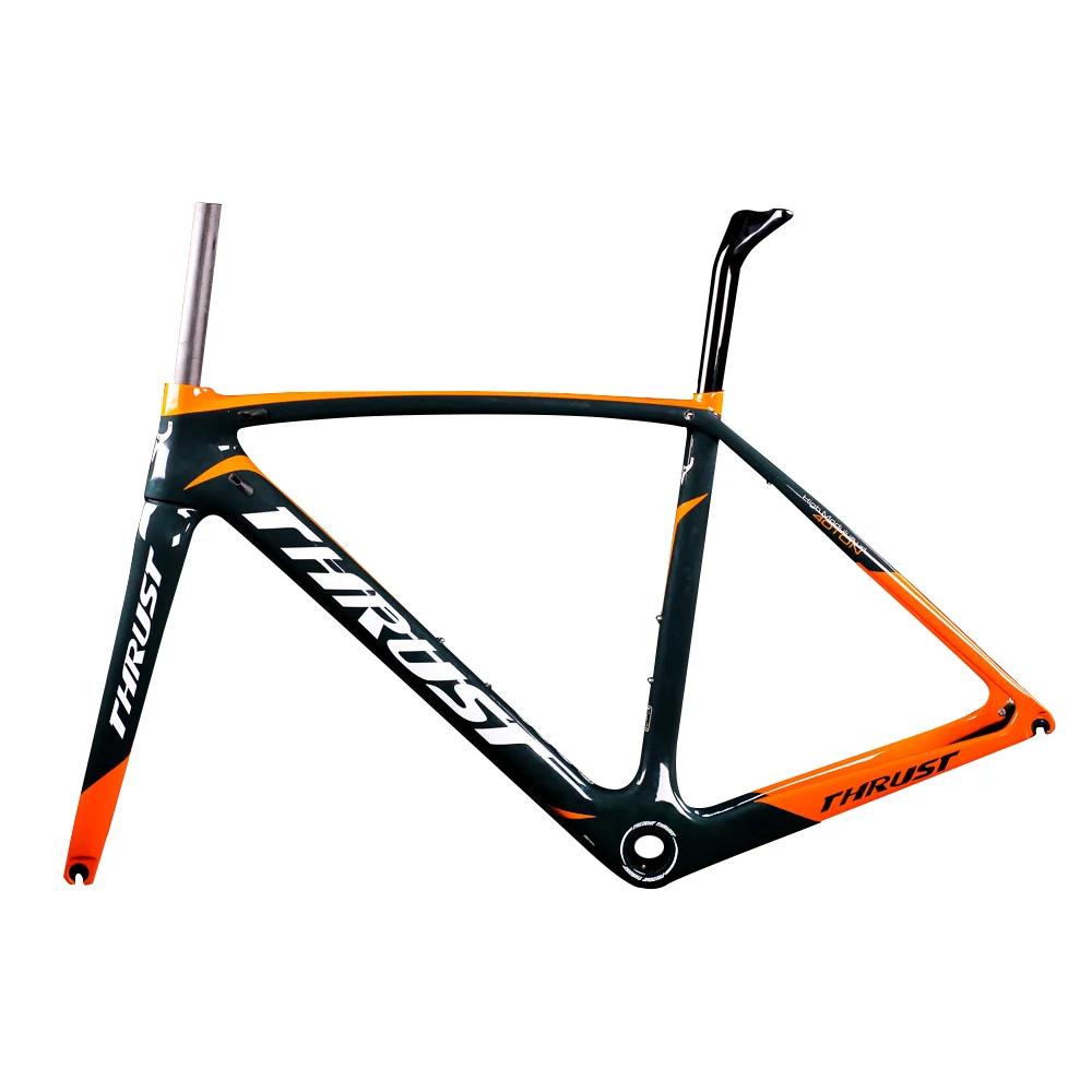 On sale Thrust bike carbon fiber road frame Di2&Mechanical racing bicycle carbon road frame+fork+seatpost+headset carbon road