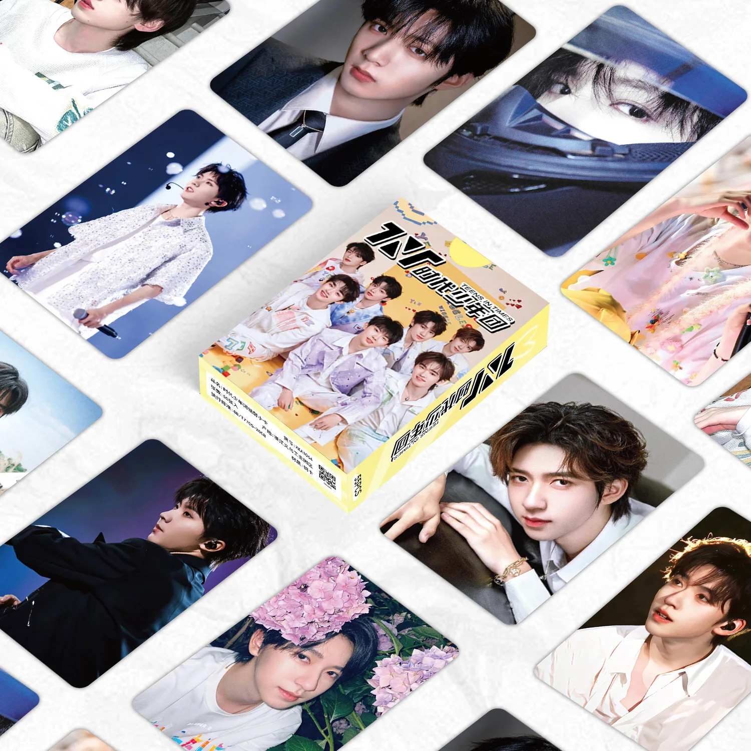 55pcs/box KPOP TNT Laser Card MAJIAQI DINGCHENGXIN SONGYAXUAN Photocard YANHAOXIANG ZHANGZHENYUAN LIUYAOWEN Fans Collect Gift