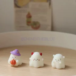 Halloween Little Ghost Scented Candle Molds Halloween Chocolate Plaster Moulds Tea Wax Accessories Handmade Diy Silicone Mould
