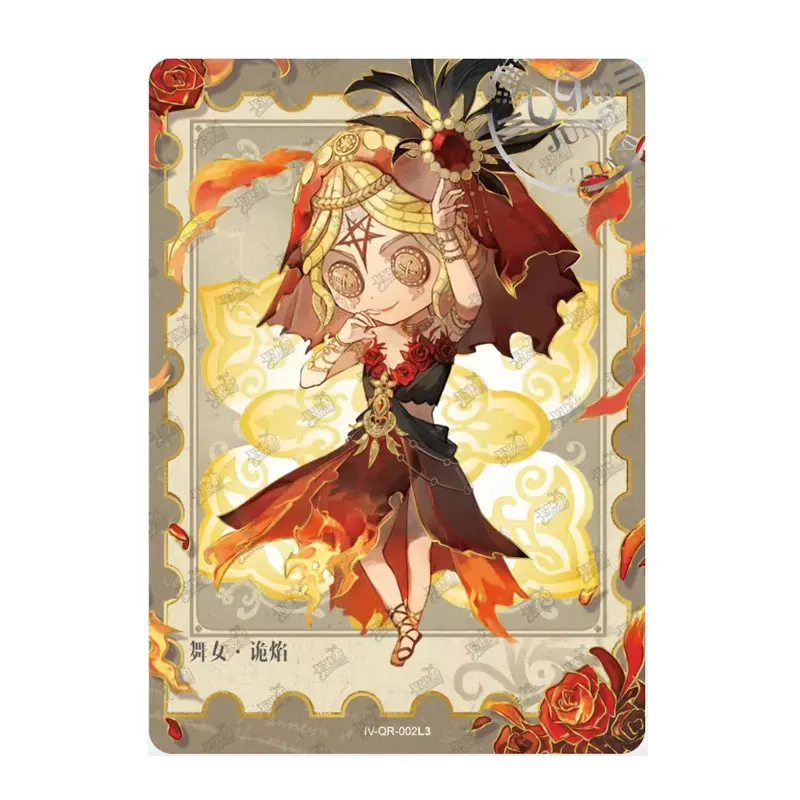 KAYOU Identity V Series 1 Hidden Clues QR(001-012)/SSR(001-022) Single Sheet Full Set Genuine Collection Card Kids Birthday Gift