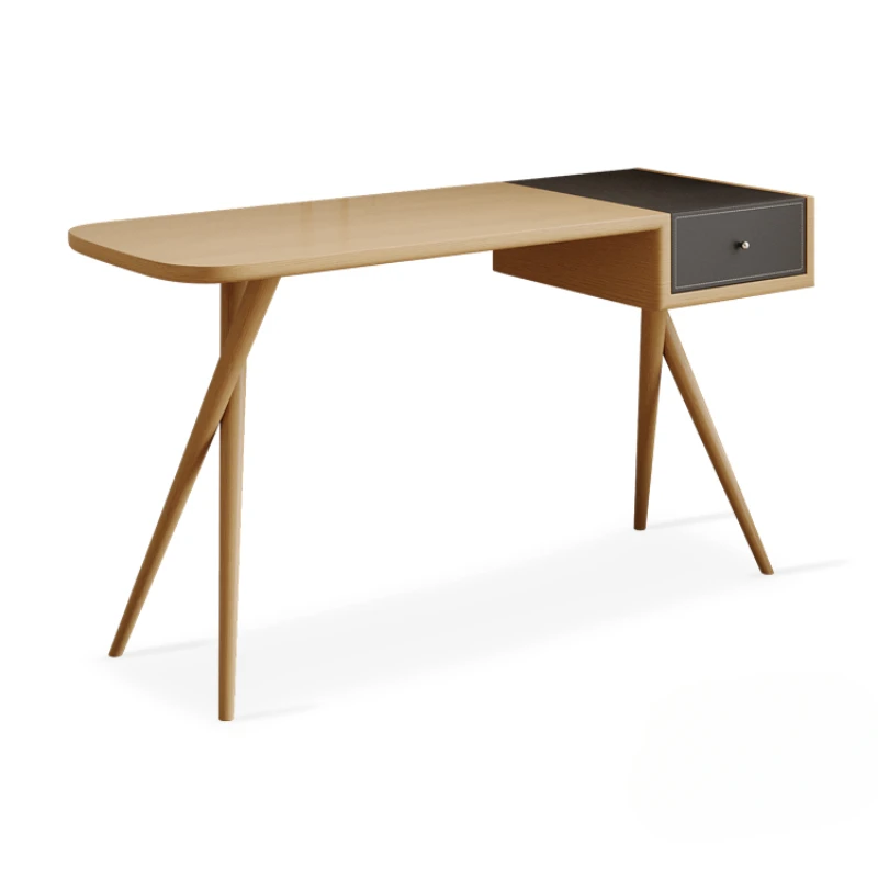 Simples moderno madeira maciça Study Desk, escrita Home