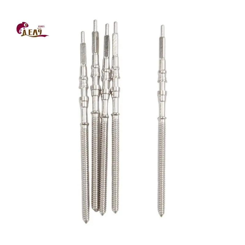 AEA9-5Pcs Movement Watch Steel Stem Crown Kit Watch Of Parts NH35 NH36 NH38 NH39 Movement Watch Stem Spare Parts