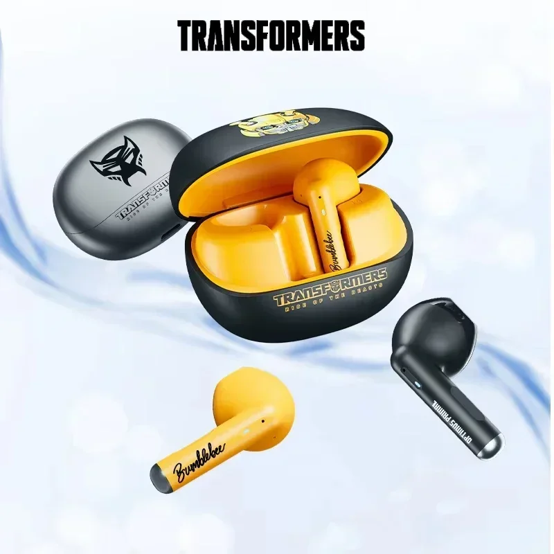 TRANSFORMERS ENC Wireless Headset Bluetooth 5.4 HD Call Sport Headphones TF-T28 Noise Reduction Low Latency Game Earbud with Mic