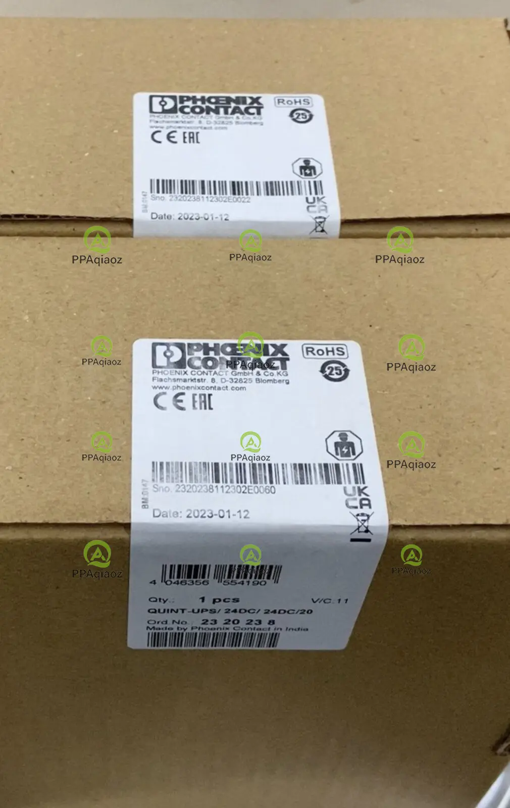 1Pcs New PHOENIX 2320238 QUINT-UPS/24DC/24DC/20 power supply Free shipping