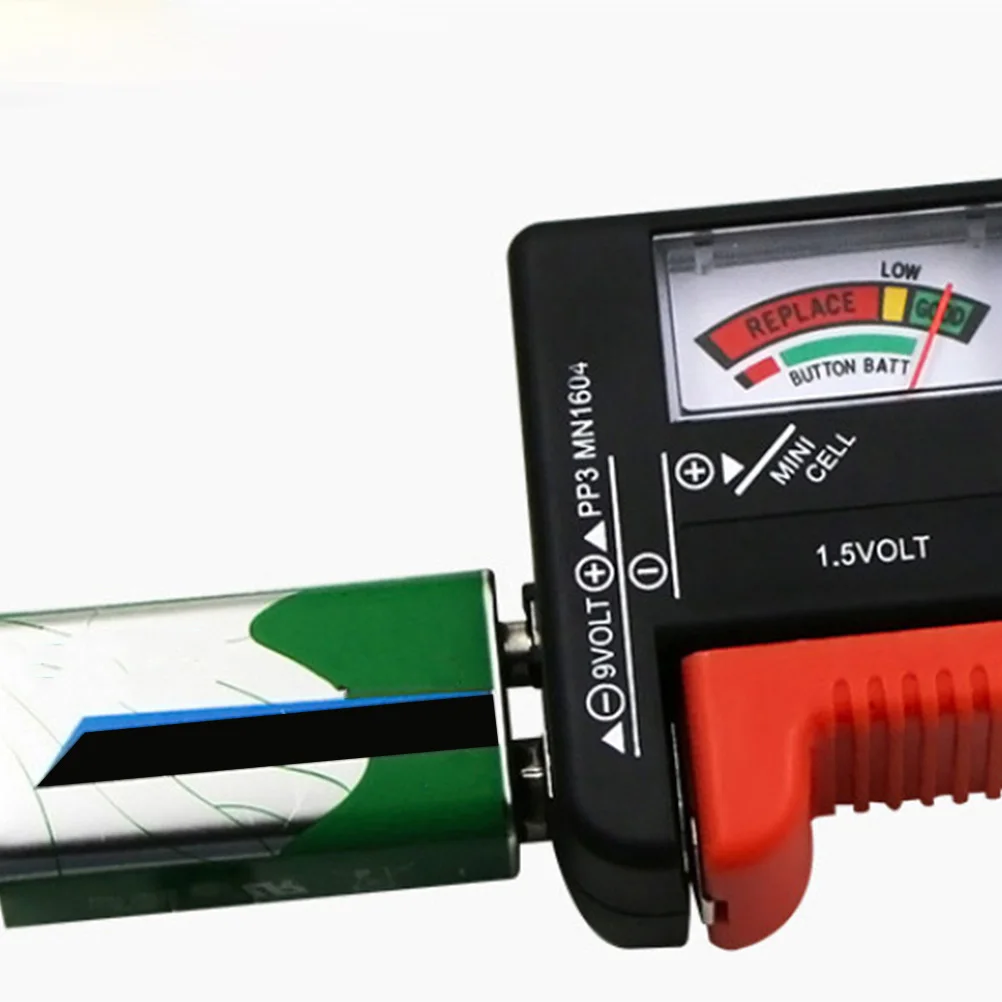 

4pcs Portable Tester Lcd Volt Checker Voltage Meter For 1.5V 9V Aa Aaa Button Cell Capacity Indicator