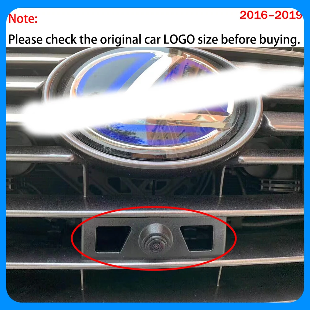 ZhuCamX AHD 1080P Ultra Clear Night Vision LOGO Parking Front View Camera For Lexus RX RX200t RX300 RX350 RX450h 2016~2022