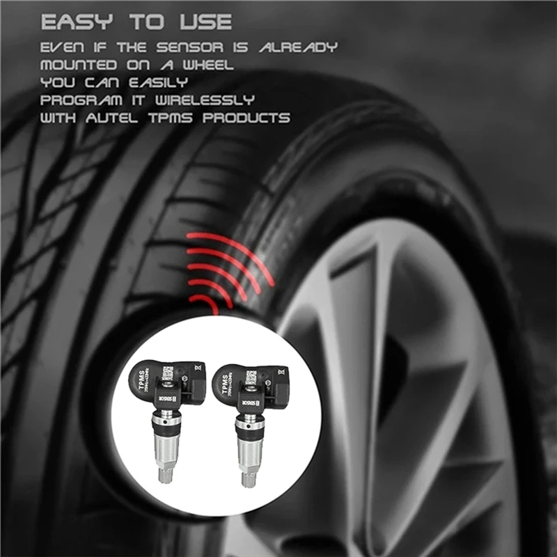 

2Pcs Programmable MX Sensor 315MHZ+433Mhz 2 In 1 PMS Tire Pressure Sensor Editable For Autel Tool TS408 TS508 ITS600