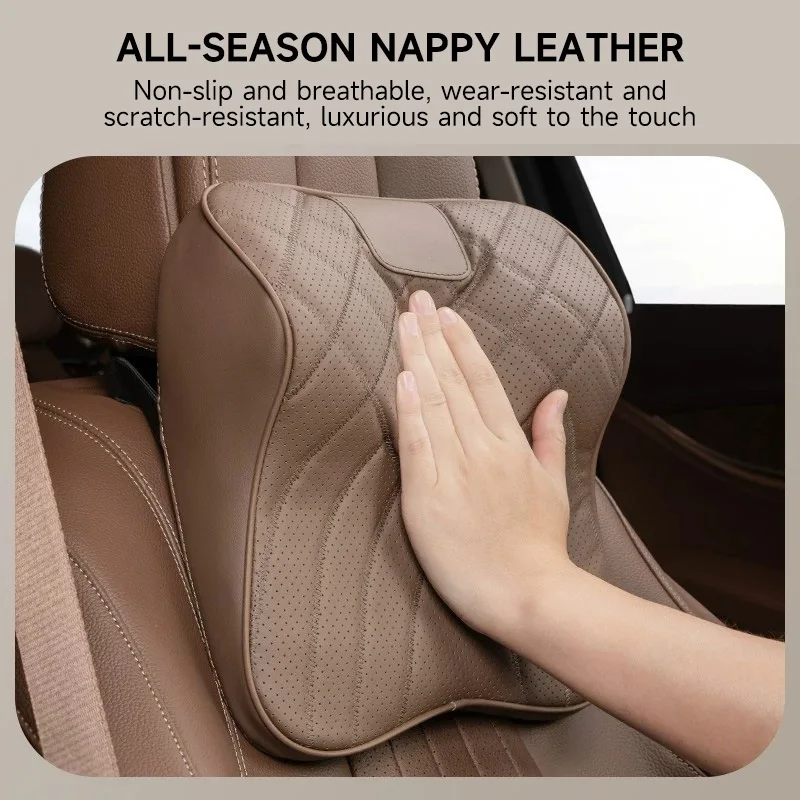 

Car Headrest Seat Neck Pillow Rest Support Waist Cushion Car Seats Cover Anti-skid Seat Memory Foam Head Support Rest Protector