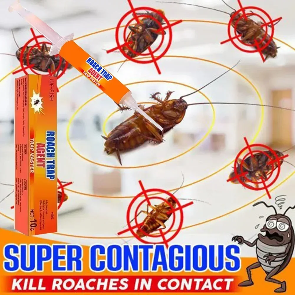 Quick Kill Catcher Cockroach Killer Home Use Strong Cockroach Killing Gel Bait Clear Cockroach Medicine Whole Nest End House