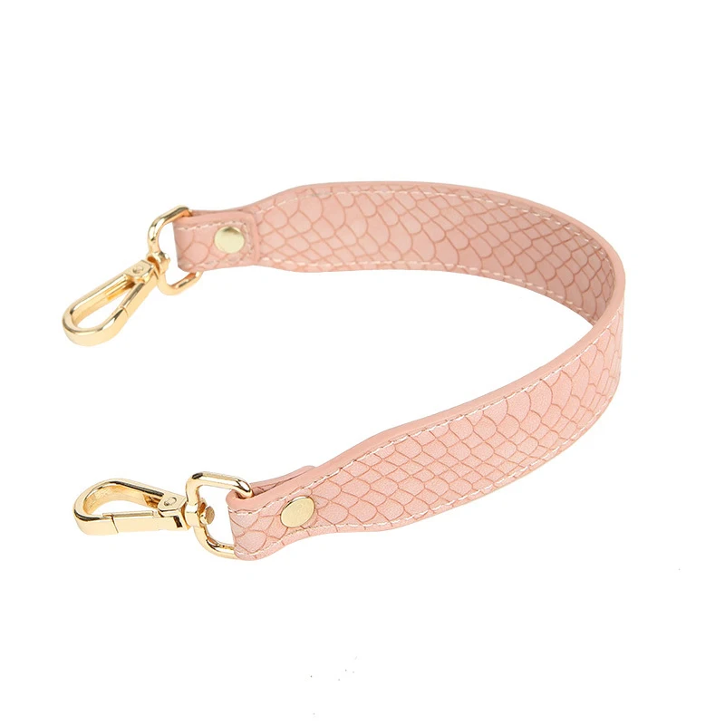 37cm Snake Pattern Short Bag Strap PU leather handbags Bag Strap Armpit Bag Hand Carry Replacement Belt Purse Strap correa bolso