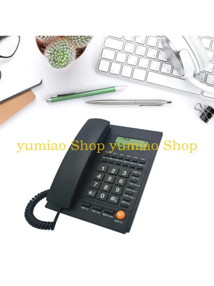 587B Fixed Landline Home Telephone LCD CallerID Display Handsfree Home Office Phone