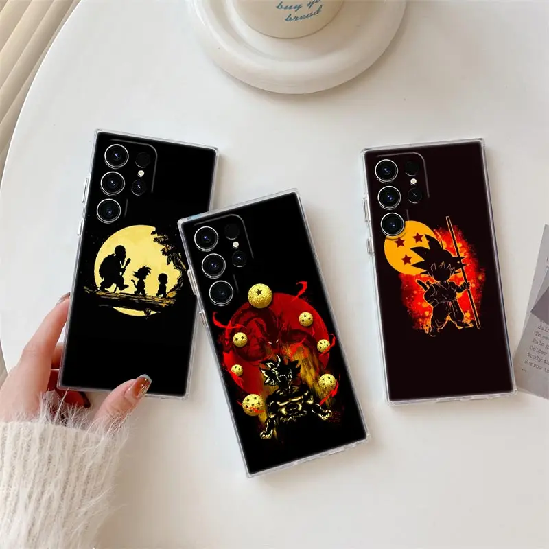 

DragonBalls Z Anime Cute Goku S26 Ultra Case Coque For Samsung Galaxy S25 S26 S24 S23 Ultra S22 S20 Plus S21 FE A57 Phone Cover