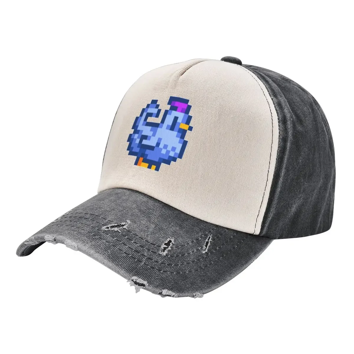 

Stardew Valley Blue Chicken Baseball Cap Visor Anime Hat fashionable Military Tactical Cap Men Caps Women's