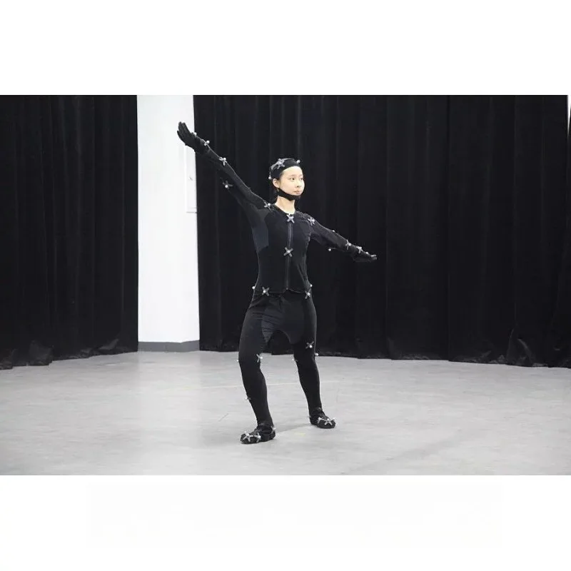 New motion capture clothing, motion capture suit, with velcro markers