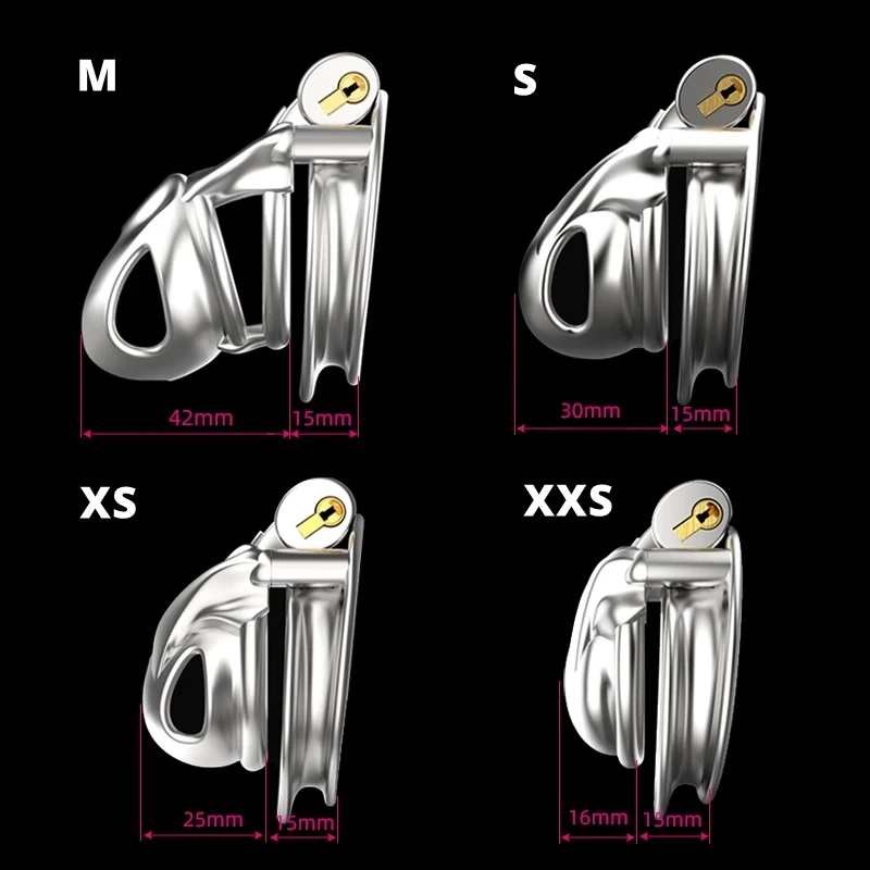 2023 316 Stainless Steel Python V7.0 Chastity Device Sissy Cock Cage Mamba Cages Penis Ring Metal Chastity Belt Sex Toys For Men