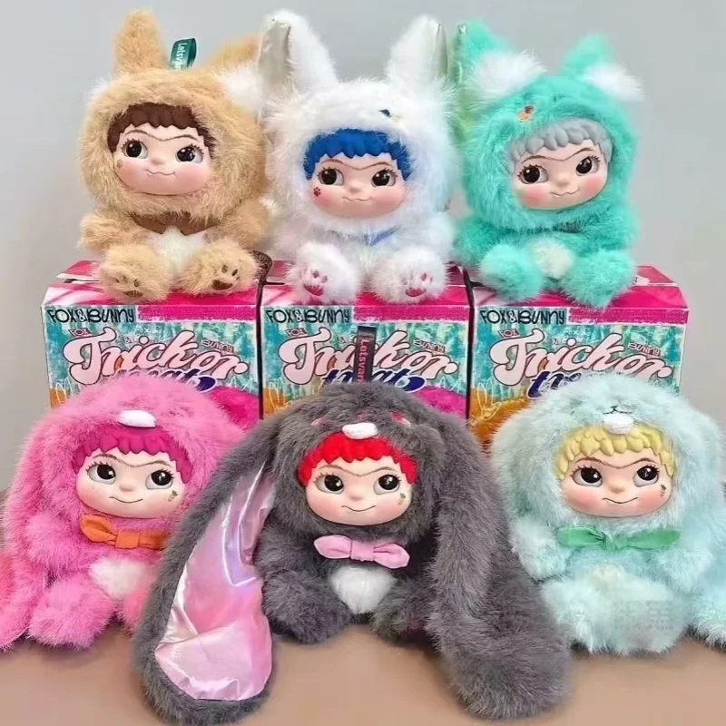 

Original WAKUKU Second-Generation Fox Rabbit Naughtiness Diary Blind Box Plush Doll Toy Pendant Holiday Gifts