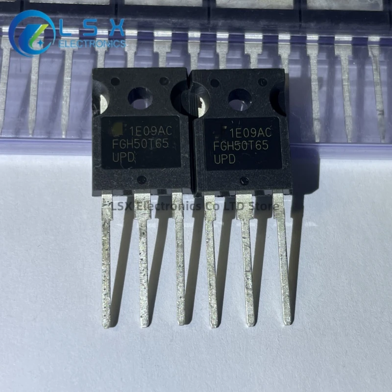 10PCS FGH50T65UPD TO-247 650V 50A IGBT Single Tube Brand New Original Imported